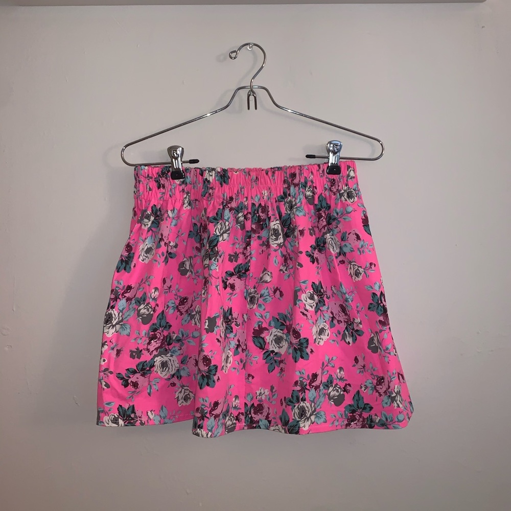 Floral Pink Skirt